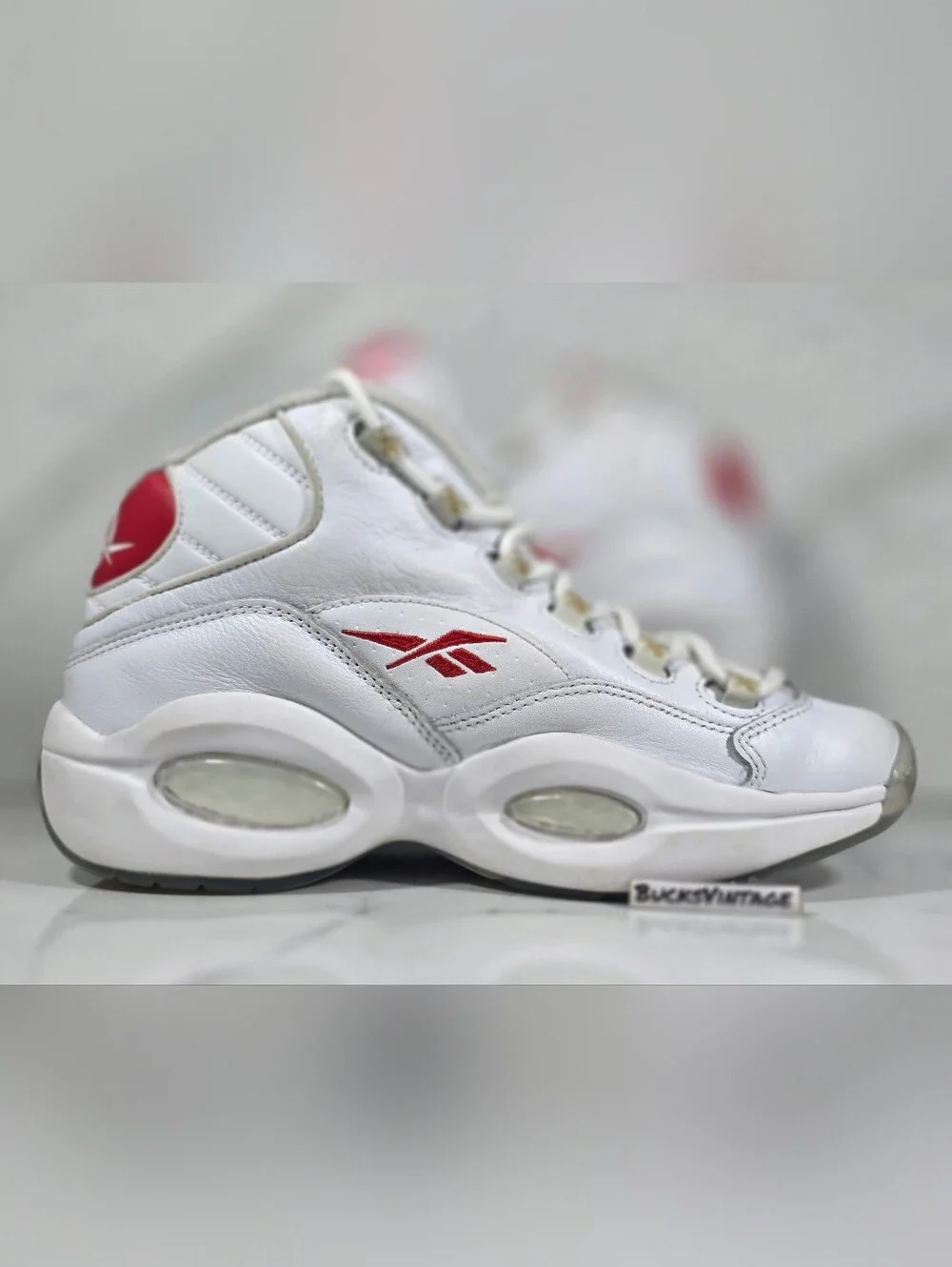 Reebok Classics Question Mid Allen Iverson Dr J Julius Erving Youth Size 6.5